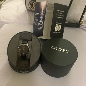 Citizen Eco-Drive Ladies Watch Rose Gold Accents